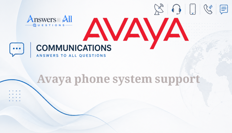 Avaya Phone System Support